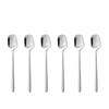 6 шт., набор столовых приборов, столовые приборы, серебряная чайная ложка, столовые приборы из нержавеющей стали, уличный офис, кухня, вечерние, домашний набор посуды