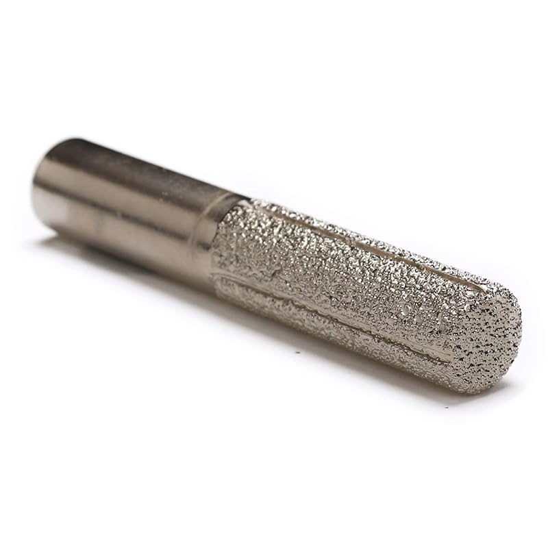 JINGLING 13,3 мм Цилиндрическая алмазная фреза Цилиндрический профильный круг Паяный хвостовик 1/2" Инструменты для камня