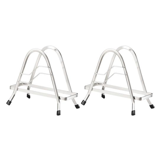 Держатель для разделочных досок Треугольный из нержавеющей стали Органайзер для разделочных досок Противоскользящая подставка для сковородок Подставка для хранения разделочных досок для кухонной столешницы