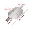 Stainless Steel Skid Plate Chassis Armor Gearbox Protector for MJX 16207 16208 16209 16210 H16 1/16