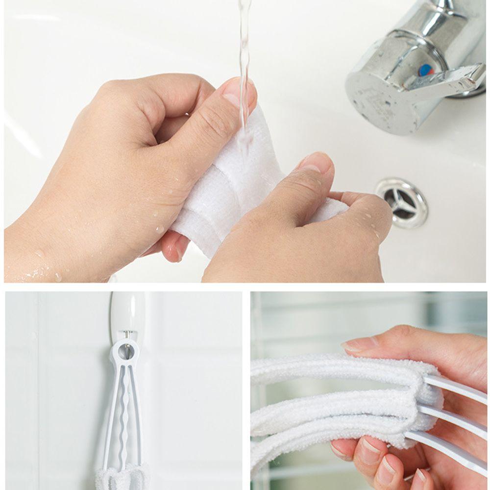 Инструмент Микрофибра Тряпка для уборки венецианских жалюзи Щетка-зажим Бытовая Съемная