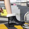 Водонепроницаемые резиновые сапоги женские модные резиновые сапоги повседневные женские сапоги женская обувь для воды женские сапоги до середины голени