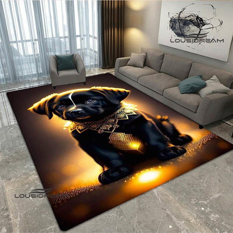 3D Cute dog printed carpet kitchen mats Non -slip carpet outdoor carpets area rug bedroom decor pink room decor birthday gift