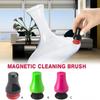 Магнитная силиконовая щетка для чистки стекол, автомобильное окно, стеклянная бутылка для аквариума, бытовая простая щетка для чистки