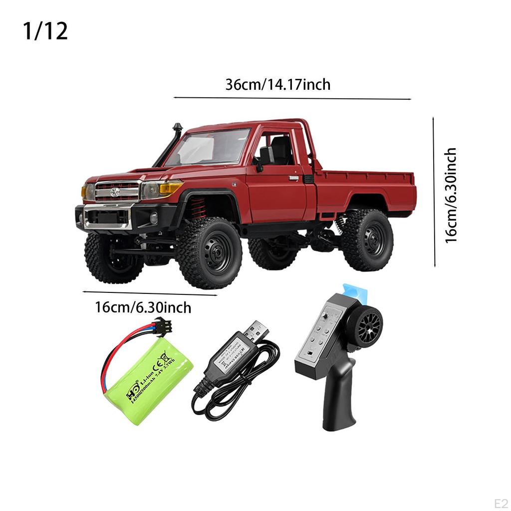 1/12 RC Off Road Car Модель High Race Party Favor Перезаряжаемый автомобиль для скалолазания All Terrains для