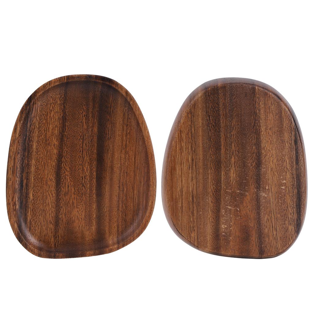 Нестандартный деревянный поднос для хранения закусок и фруктов, органайзер для стола, тарелка для фаст-фуда