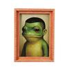Office Whiteboard Magnet Abstract Frog Refrigerator Magnet, Framed Hairstyle Fridge Decor Home Kitchen Decoration Party Favors Collectible