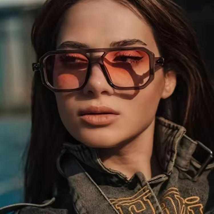Женские квадратные солнцезащитные очки для улицы, антибликовые, солнцезащитные очки, качественные, мужские, ретро, классические, модные очки с заклепками, очки UV400