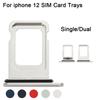 Dual & Single SIM Card Tray For iPhone 12 Sim Holder Slot Replacement