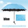 Magic Folding Umbrella with Rainwater Pattern Windproof Sunshade Umbrella Outdoor Sports UV Protection Umbrella Umbrella Woman