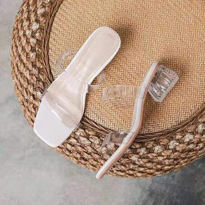 Сексуальные туфли на низком каблуке женские тапочки и сандалии из пластика дешевые ликвидные водонепроницаемые элегантные модные оригинальные