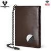 Genuine Leather Men Wallet Large-capacity Rfid Credit Card Bag