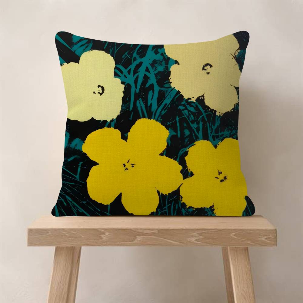 AAndy WWarhol Art Cushion Cover Car Throw Pillow Case For Sofa Car Christmas Gift