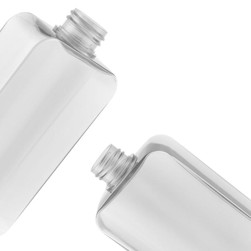 Прозрачный квадратный дозатор для мыла, настольный флакон для лосьона с дозатором, дозатор для жидкого мыла для ванной комнаты, многоразовый Emp