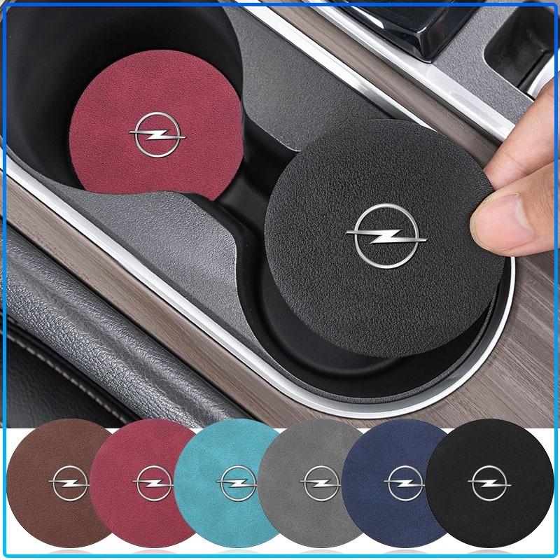 Car Styling Auto Coaster Water Cup Slot Non-Slip Mat Pad For Opel Astra H G Corsa Insignia Astra Antara Meriva Zafira Interior
