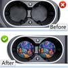 jijijing 2PCS Car Coasters, Oil Painting Print, Decorative Non-Slip Thermal Pads, Stain-Resistant Easy to Clean Cup Holders, for Home Kitchen