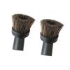 2pcs 32mm Dia. Round Vacuum Dusting Brush Attachment Universal Type-Long