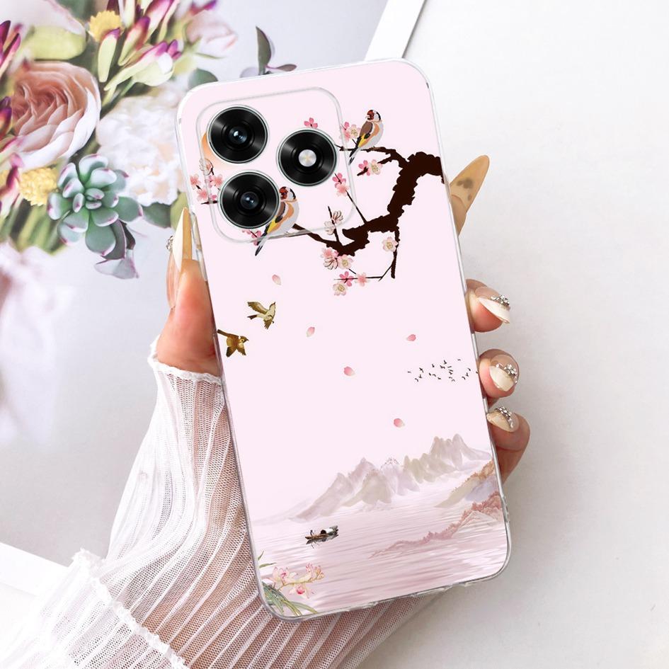 Case For Honor X5c Plus Cover 2025 New Fashion Flower Butterfly Soft Clear Silicone Phone Cases For Honor X5c 4G HonorX5c Fundas
