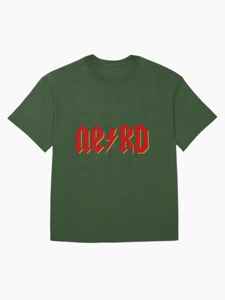 AC/DC Acdc NERD Oversized T-Shirt