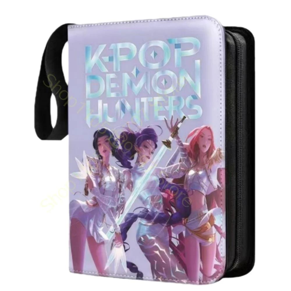 Kpop Охотники на демонов Держатель Папка для карт Аниме Защита для карт Альбомы Папка для коллекций Руми Мира 400 шт. Книга-держатель для карт Игрушки для детей Подарки