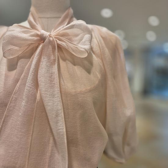 Ribbon Tie Blouse EWBLPI0700