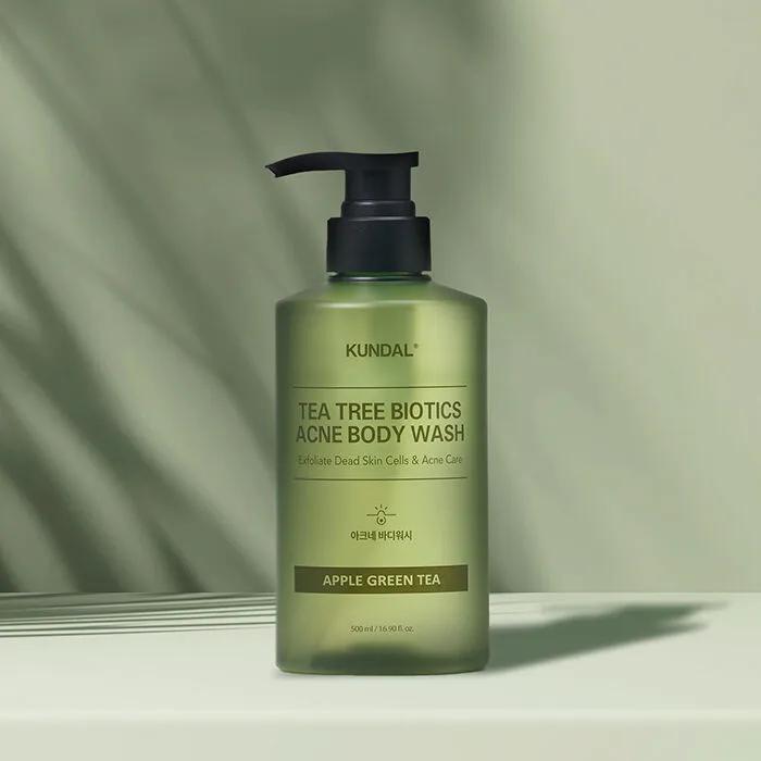 Tea Tree Biotics Acne Body Wash 500ml [Apple Green Tea]