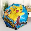 Набор наклеек Pokemon Пикачу и друзья Зонт, Компактный складной зонт-трость 3 сложения для мужчин и женщин, S124
