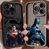 S-Supermans B-Batmans Phone Case For iPhone 17E 11 12 13 14 15 16 17 Pro Max Fundas 17 Air Plus 16e 13 Mini Silicone Back Cover