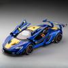1/22 McLaren P1 GTR модель автомобиля игрушечный сплав литой спортивный автомобиль 3 двери могут быть открыты звук свет инерционный механизм модель украшения праздничный подарок