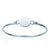 [G7884] - Silver 'Identity' Silver Bracelet (round) - 62 Mm 15 Mm