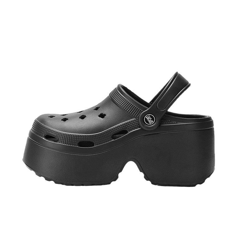 Сабо, женские сандалии, легкая уличная обувь, летняя садовая обувь, нескользящие сандалии из ЭВА, повседневные пляжные шлепанцы на толстой подошве