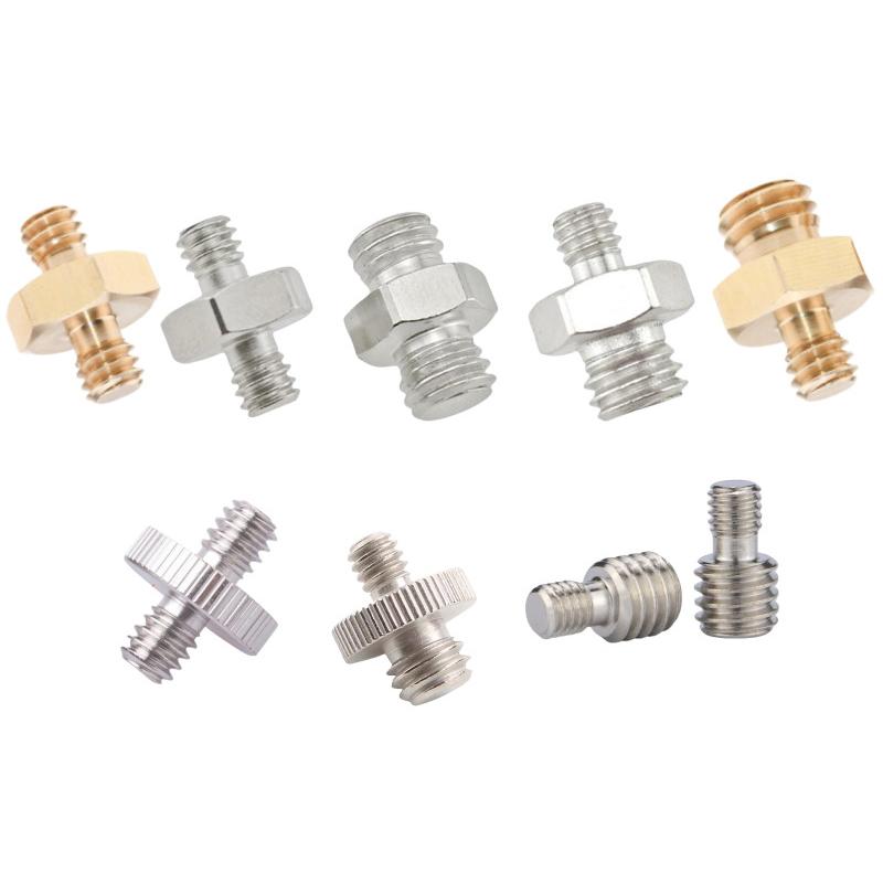 Адаптер крепления винта для камеры 1/4 дюйма (папа) на 1/4 3/8 дюйма (папа) Адаптер винта штатива Резьба для камеры Штатив Монопод Кольцевая лампа