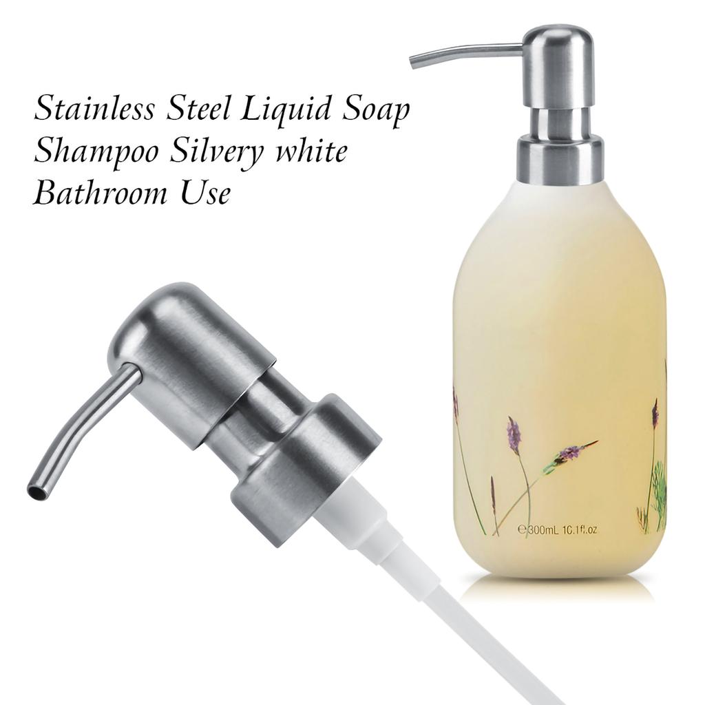 1 шт. 304 нержавеющая сталь жидкое мыло шампунь серебристо-белый насос для кухни и ванной комнаты (для 2,5см)