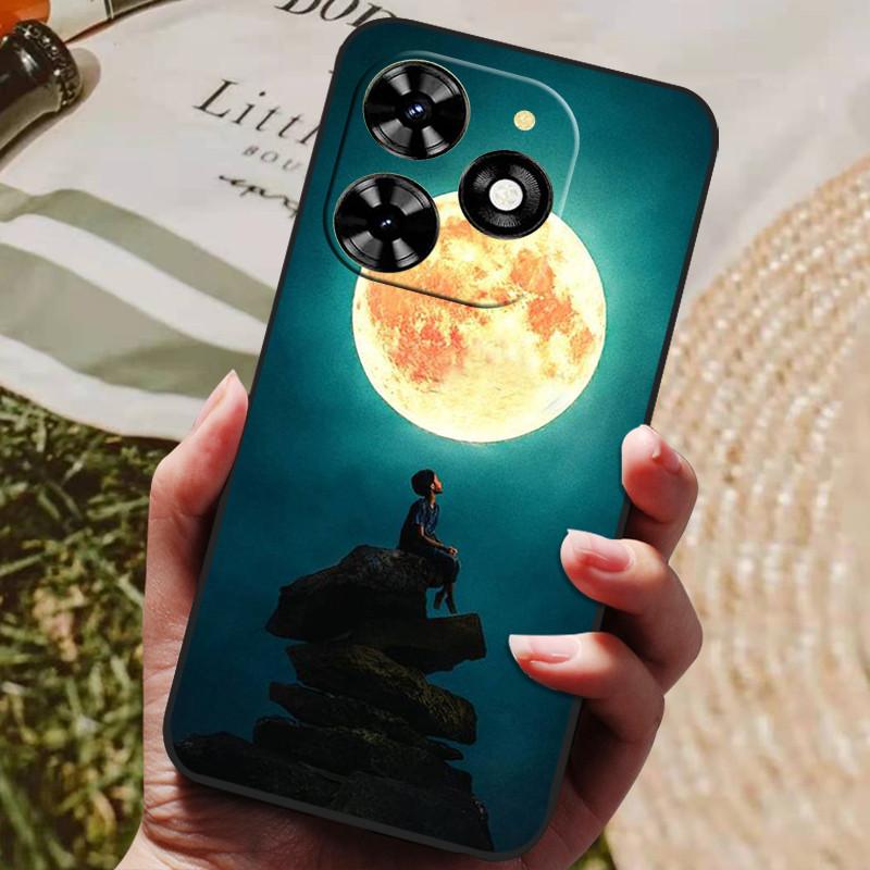 Для Infinix Hot 40 Чехол Hot40 Pro Роскошный Телефон Силиконовая Задняя Крышка Для Infinix Hot 40 Pro / hot 40i Чехлы Защитный Чехол Capas