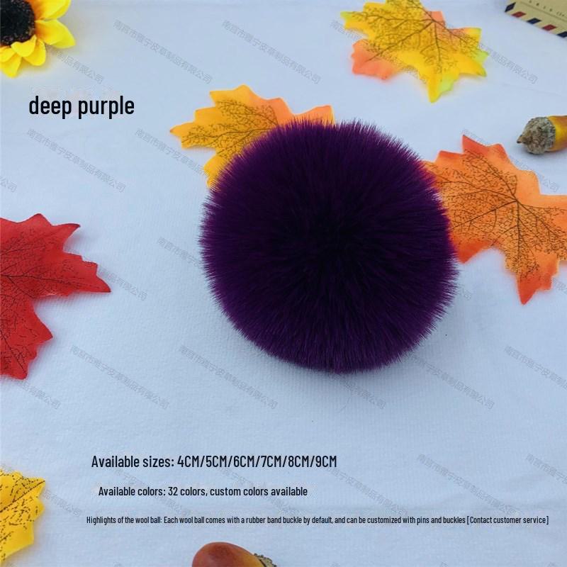 5 см цветной плюшевый мяч для самодельных украшений, одежды и аксессуаров