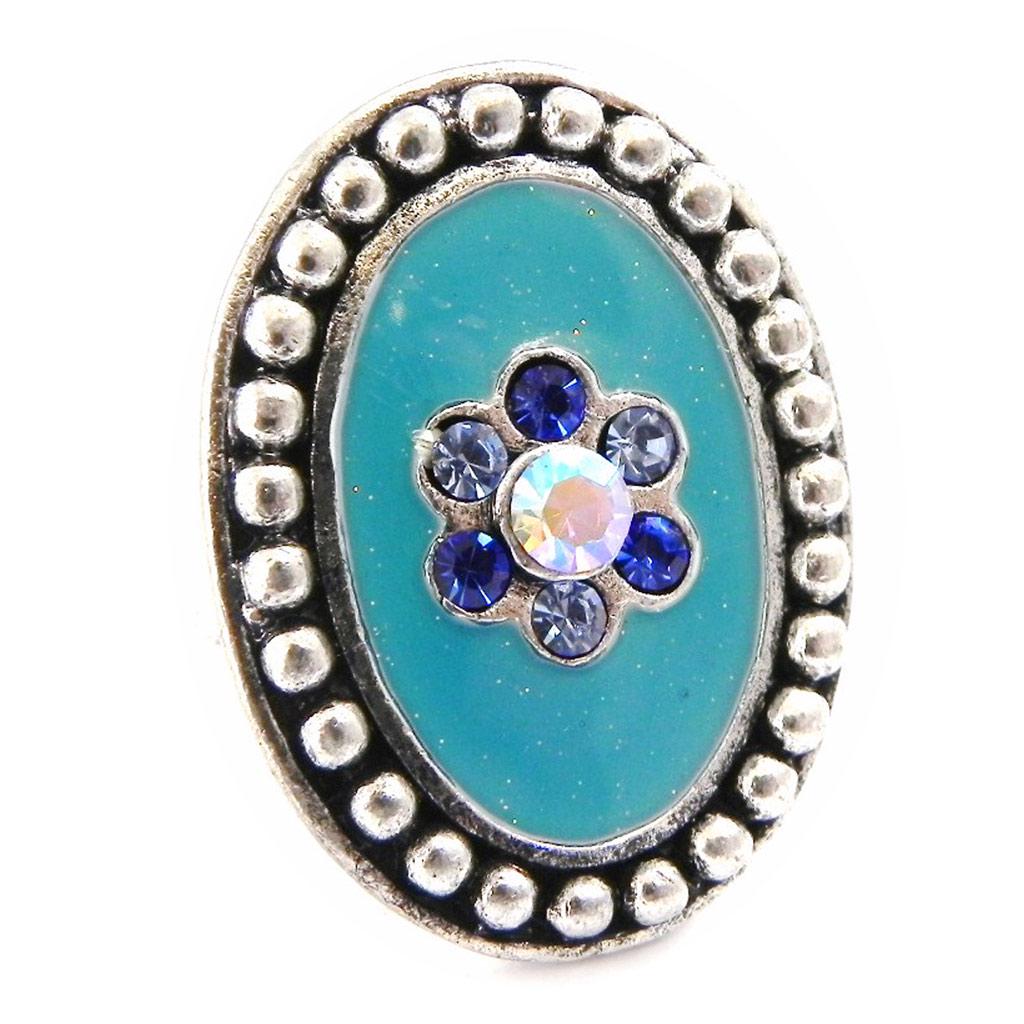 Les Trésors De Lily [E6564] - Дизайнерское кольцо «Оксана» синее