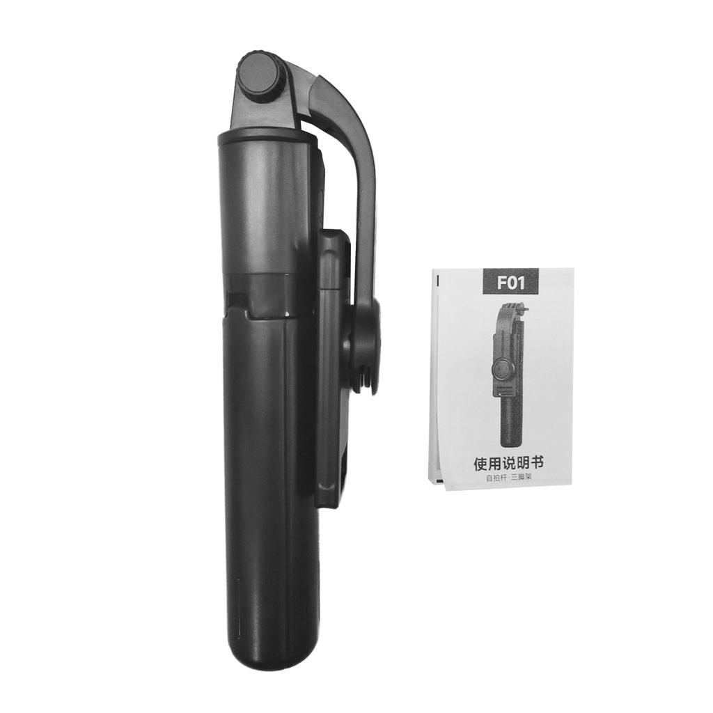 Extendable Selfie Stick Tripod for Phone Max. Length 67.2cm/26.5in with Detachable Phone Clip