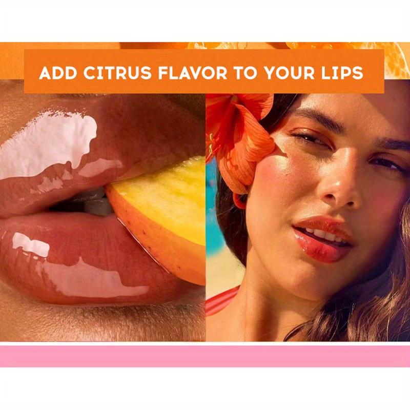 6 цветов клубничный фруктовый блеск для губ Бальзам для губ Масло для губ Увлажняющее увлажняющее зеркало Жидкая помада Изменение цвета Глазурь для губ