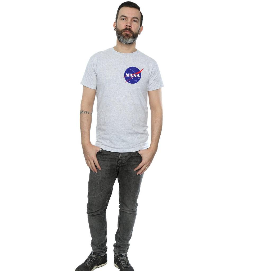 NASA Мужская классическая футболка с логотипом Insignia Chest