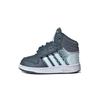Кроссовки для скейтбординга Neo Hoops Mid 2.0 I TD, средняя высота, сине-белые, для младенцев и малышей FW4925