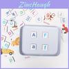Wooden Kids Word Puzzle Magnet Set For Early Learning And Brain Development