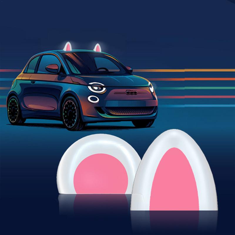 Фонари на крышу грузовика с изображением кошачьих ушей, стильный ремонт крыши автомобиля, защитные огни на солнечных батареях, улучшенная видимость для экстерьера автомобиля
