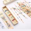 Деревянная традиционная игра Микадо для детей, палочки для picking up sticks с коробкой, смешная обучающая игра, игрушки, подарок, игра для нескольких игроков