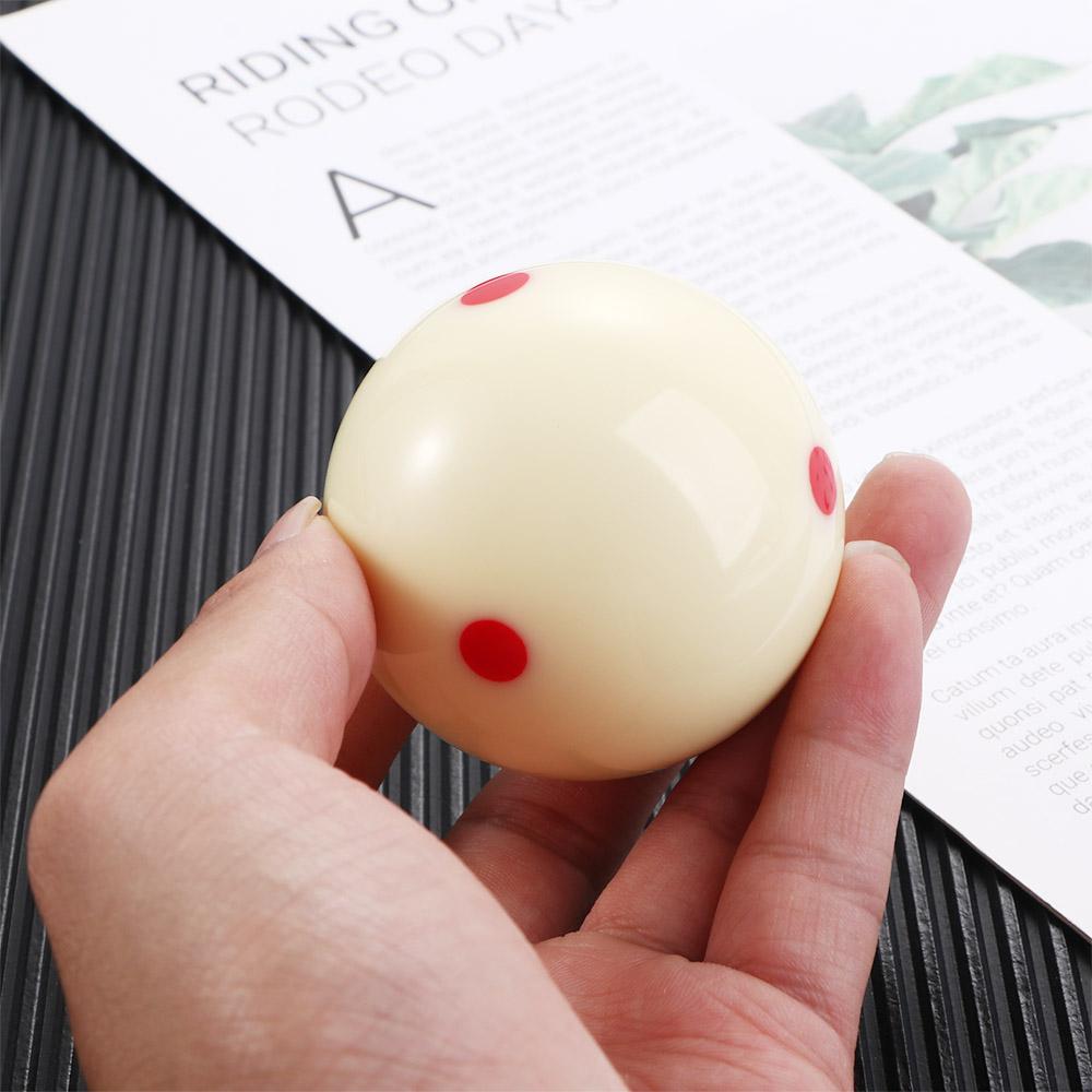 Skills Practice Red 2 1/4" 6 Dots Billiard Cue Ball Billiard Ball Training Cue Ball Cue Ball