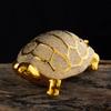Longevity Turtle Desk Decoration Gold Decorative Figurines Money Turtle Ceramic Car Home Living Room Decor Home Accessories