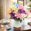 Dyed Edged Fake Flower Ball Silk Cloth Hydrangea New Simulation Flowers  Photography Props
