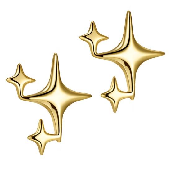 1 пара серег-пусетов со звездами, крутой стиль, однотонные серьги, маленькие легкие, антикоррозийные, антиаллергенные, блестящие, цветные, ежедневные серьги, подарок на праздник