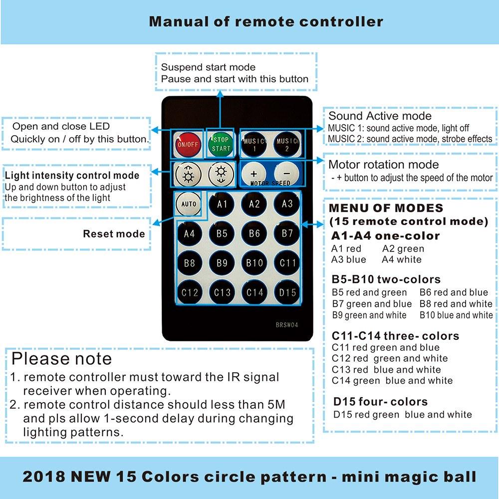 6W 15-Color Water Wave Projector Light Projecting Lamp with Remote Controller for Parties Accasions - EU Plug