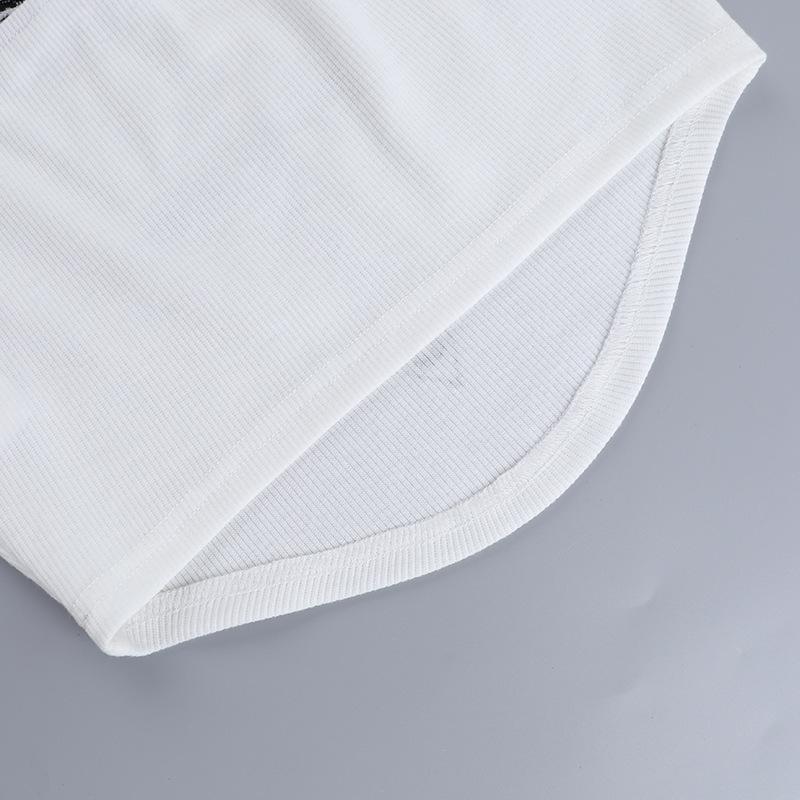 Европейский и американский летний сексуальный уличный стиль с принтом, кружевом, V-образным вырезом, топ-комбинезон, облегающий покрой