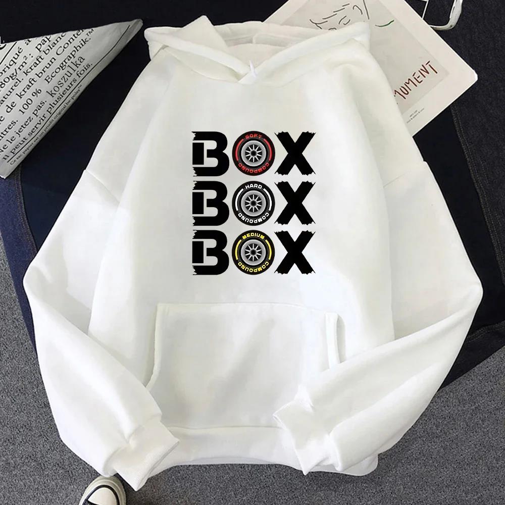 Box Hodies F1 Tyre Compound V2 Sweatshirts Long Sleeve Top Oversized Hooded Funny Games Men Clothing Y2k Clothes